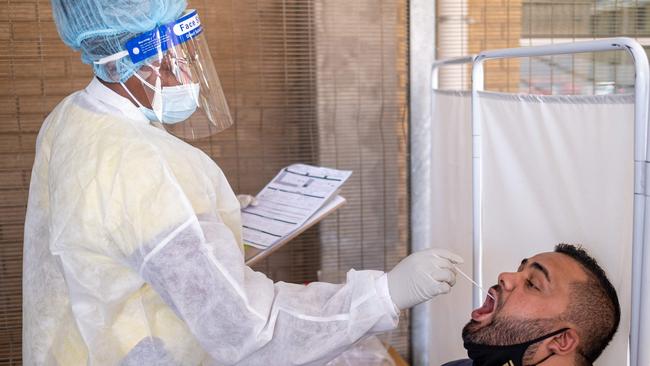 Covid-19 testing is another tool being employed around the world to tackle Covid. Picture: Emmanuel Croset/AFP