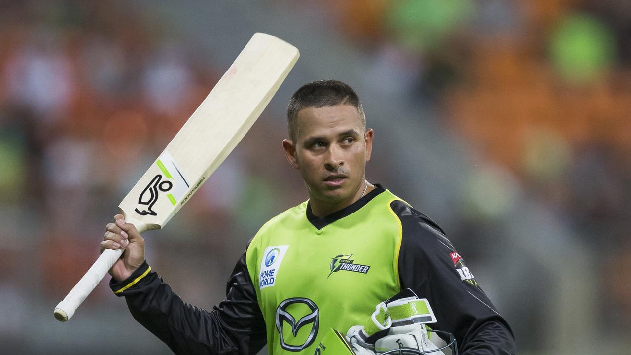 The Sydney Thunder will get the benefits of Usman Khawaja missing out on Test selection. Picture: AAP