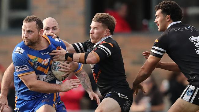 Chris Williamson for the Kangaroos against Picton during the 2022 finals at Waminda Oval. Photo by Jeremy Ng/Newscorp