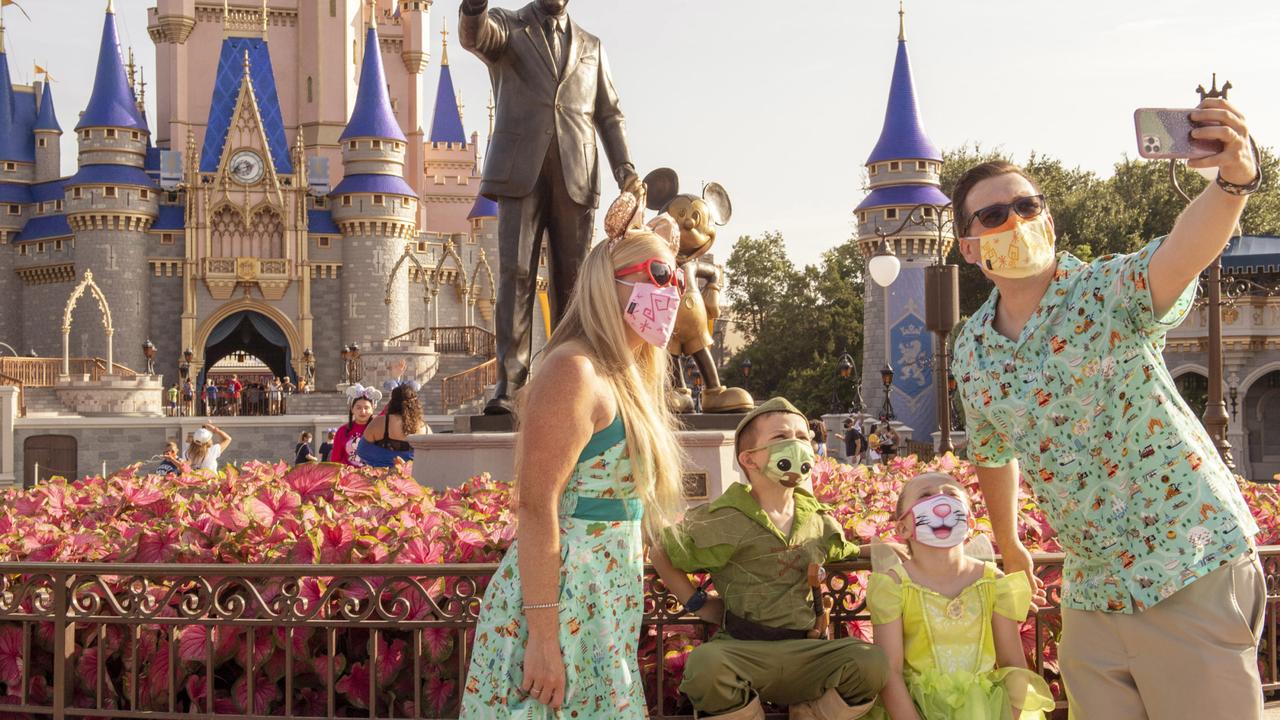 Disney has strict rules about what qualifies as a mask. Picture: Kent Phillips/Walt Disney World Resort