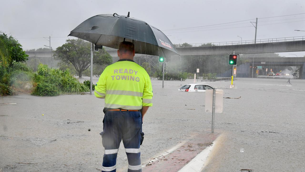 The ongoing downpour has caused numerous travel disruptions, prompting authorities to take precautionary measures. Picture: NCA NewsWIRE / John Gass