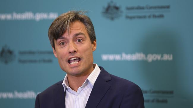 Deputy Chief Medical Officer Dr Nick Coatsworth. Picture: AAP.