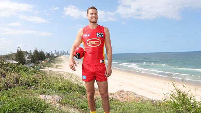 Gold Coast Suns captain Jarrod Witts. Picture Glenn Hampson