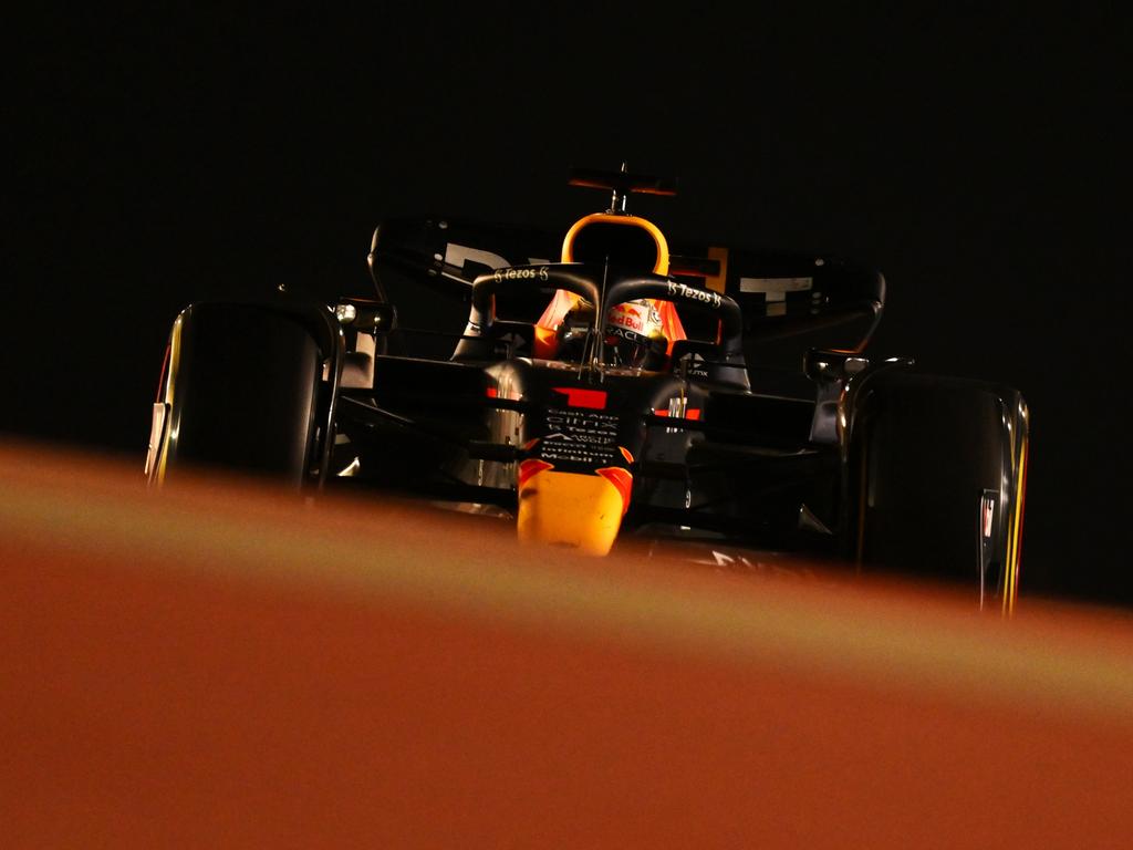 Max Verstappen has unfinished business in Bahrain. Photo by Clive Mason/Getty Images.