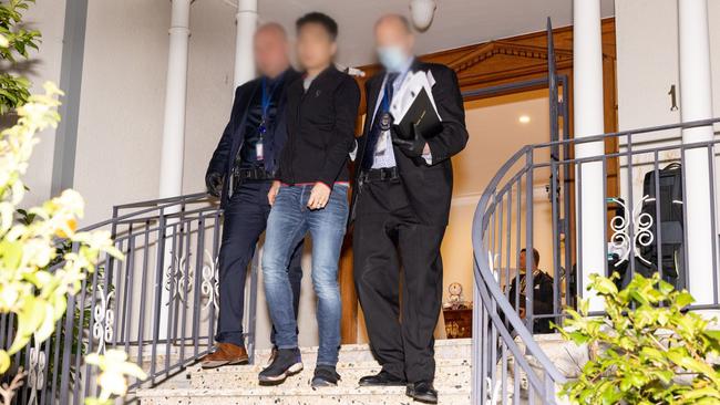 Eight of the nine people charged are expected to face court on Thursday. Picture: AFP