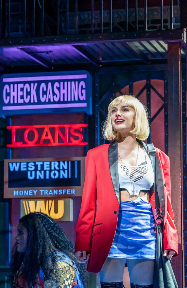 The famous Pretty Woman outfit recreated for the stage. Picture: Supplied.