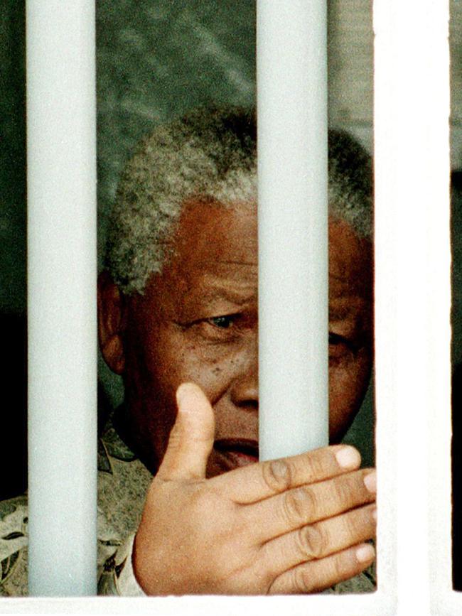 Hope is a muscular, practical tool for surviving hard times. Writing from his cell on Robben island, Former South African President Nelson Mandela wrote: “hope is a powerful weapon even when all else is lost.” Picture: AFP