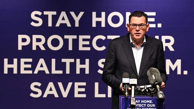 Current Victorian restrictions will be in place until at least May 11, Premier Daniel Andrews says. Photo by Quinn Rooney/Getty Images