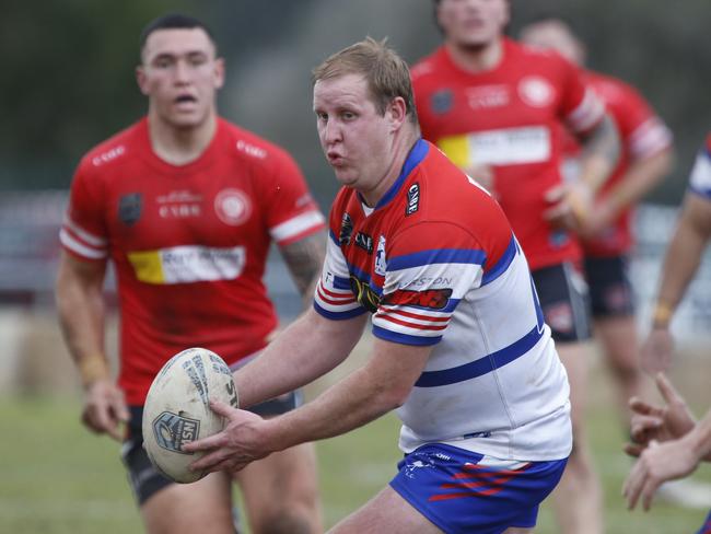 Greg Alderson was outstanding for Emu Plains. Picture Warren Gannon Photography