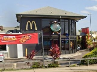 The McDonalds at the Willows shopping centre has closed until further notice after a fire started in the ceiling. Photo:  Google Maps