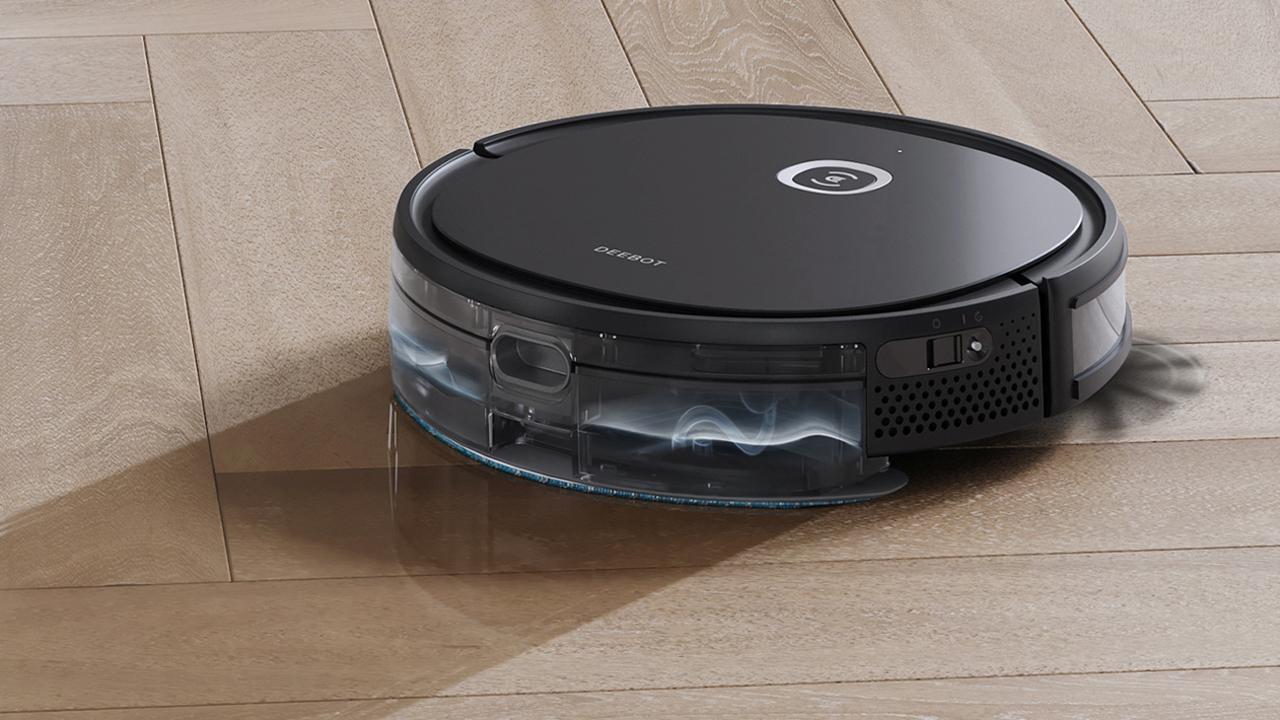 ECOVACS DEEBOT OZMO U2 Pro Robot Vacuum Cleaner 2 in1 Vacuum and Mop,  Tangle-Free Brush, Ideal for Pet Hair, No-Go Zones, 150 min Run Time,  Voice/App