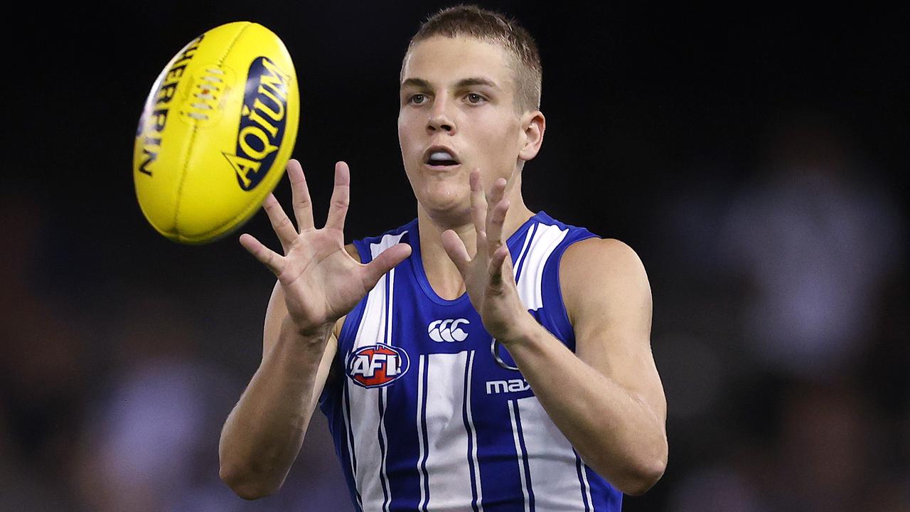 Tom Powell is one of three debutants blooded by the Roos so far this season. Picture: Michael Klein