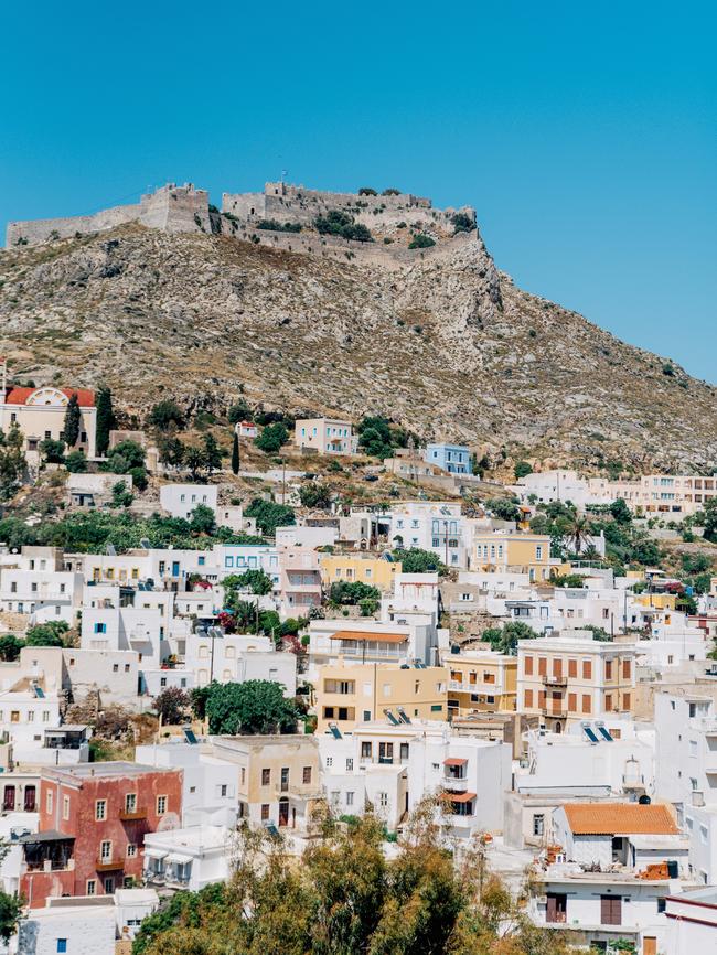 The village of Platanos, the island’s capital. Photography: Thomas Gravanis.