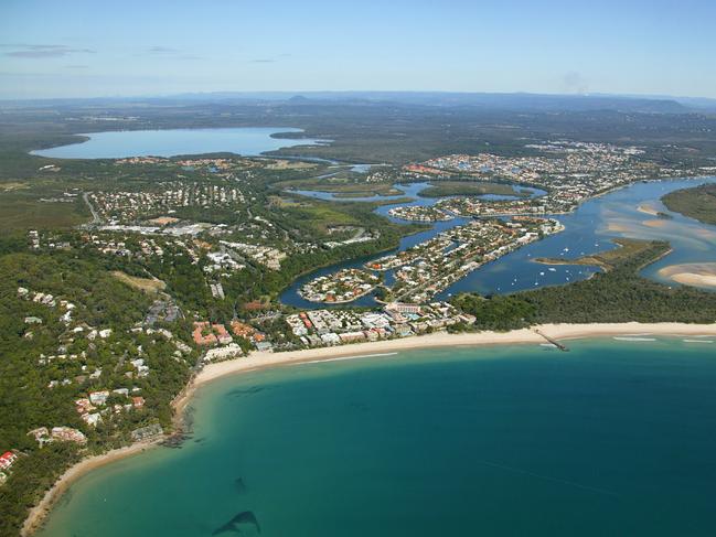 Noosa as seen from the air