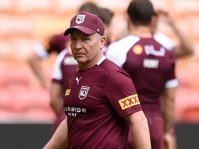 BRISBANE, AUSTRALIA - JUNE 26: Paul Green during a Queensland Maroons State of Origin captain's run at Suncorp Stadium on June 26, 2021 in Brisbane, Australia. (Photo by Matt Roberts/Getty Images)