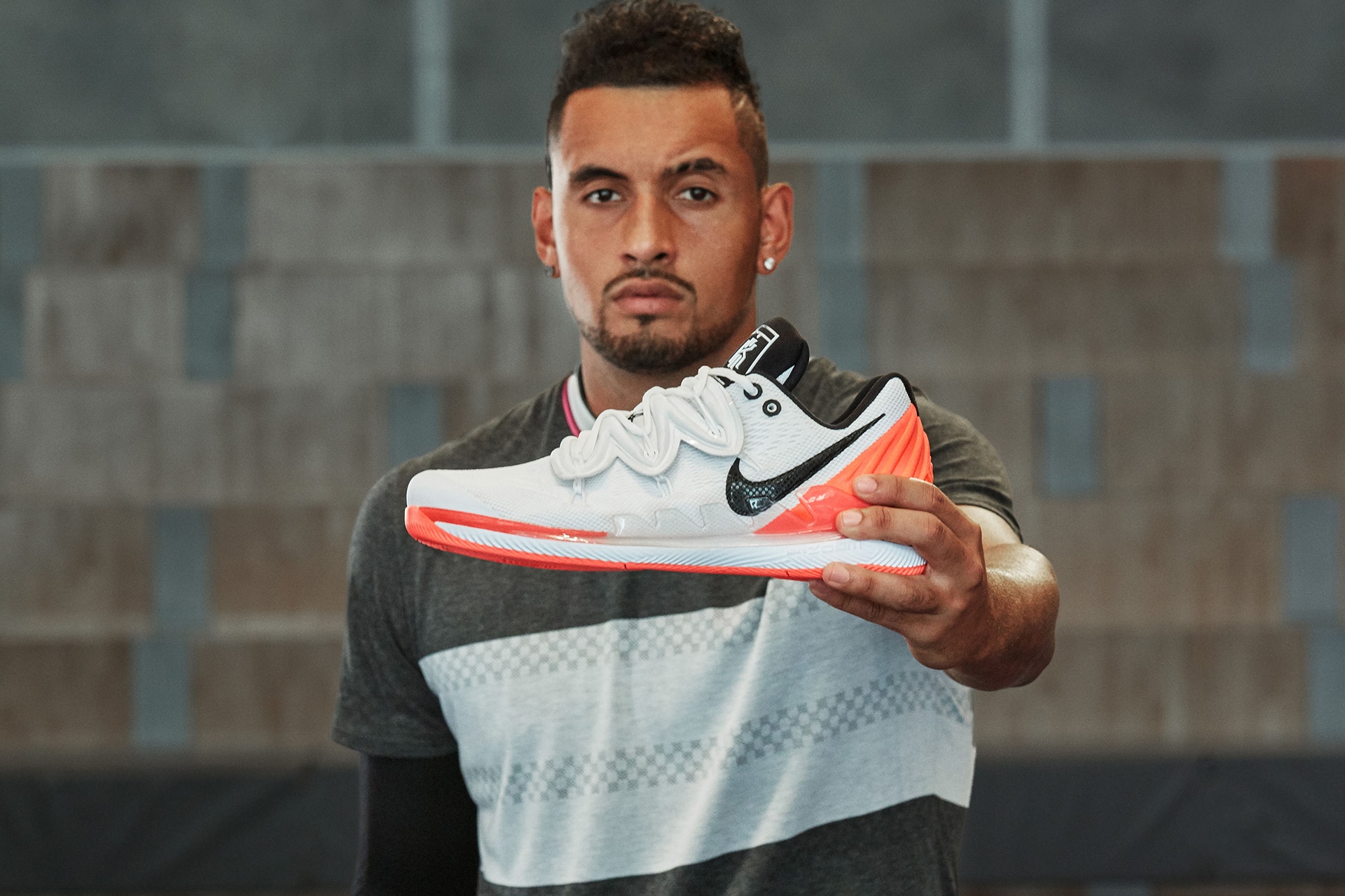 Niked nike. Nick Kyrgios Nike. Ирвинг контракт найк. Найк спонсорство Human Race. Nike newspaper.