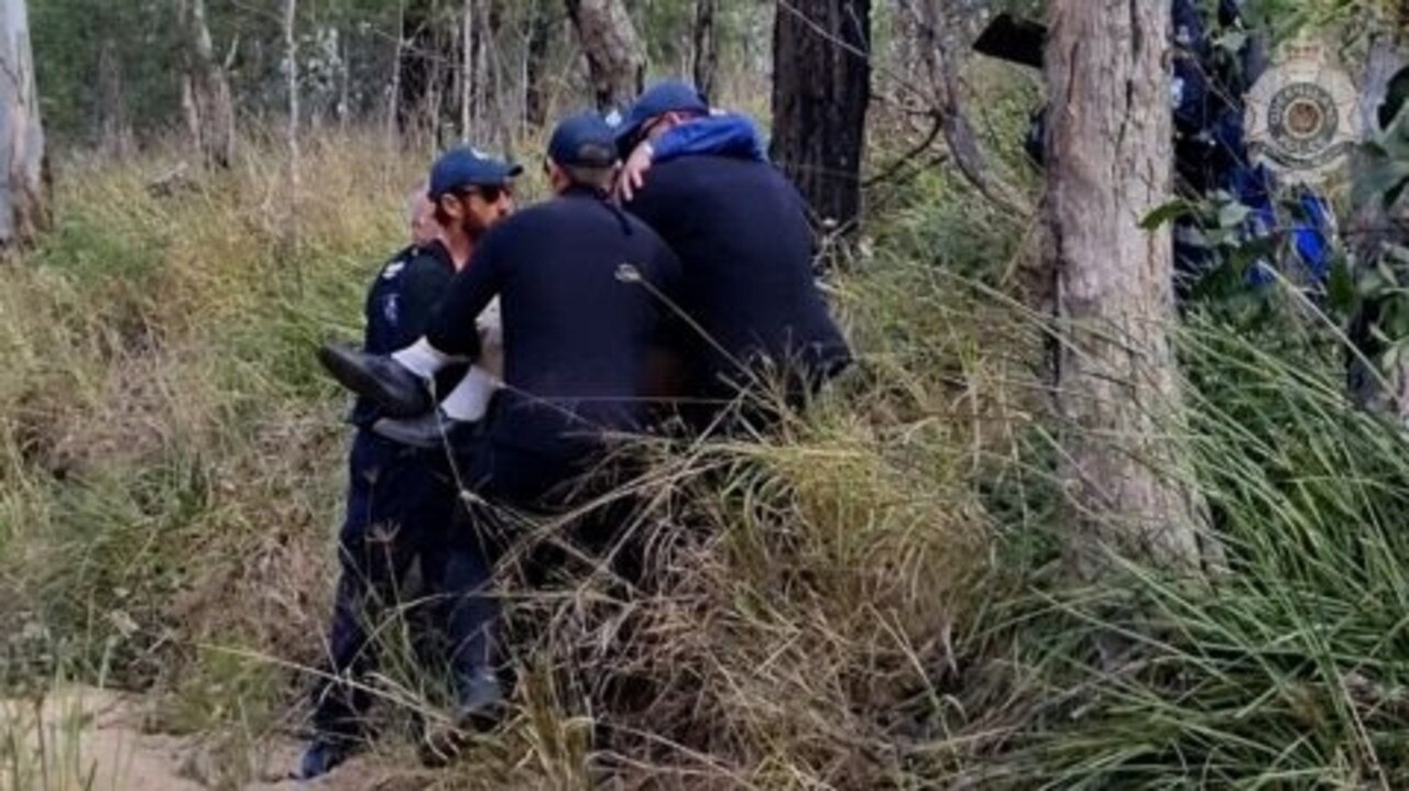 An elderly man miraculously survived freezing temperatures for nearly 20 hours after he became tangled in barbed wire north of Kingaroy overnight.