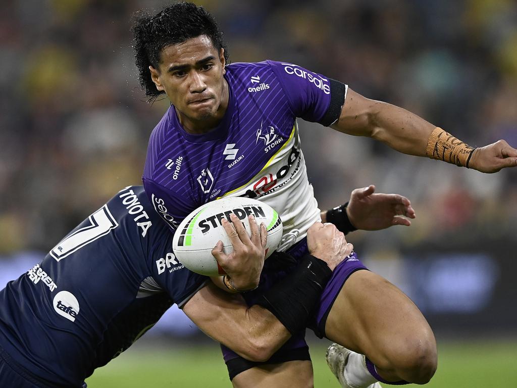 Ryan Papenhuyzen’s decision has ramifications for Sualauvi Faalogo. Picture: Ian Hitchcock/Getty Images