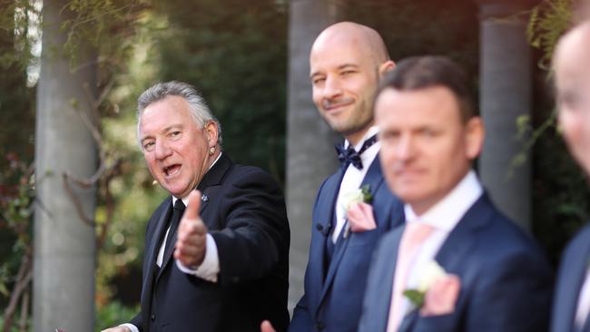 Greg Evans sees himself as the compere and the couple as the stars of a mini TV show. Picture: Warren Photography