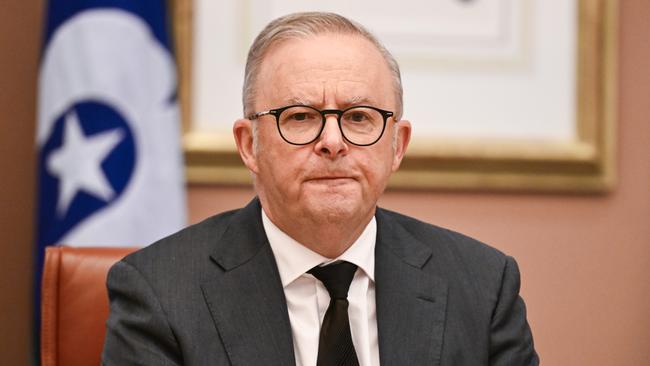 Prime Minister Anthony Albanese hit back at the criticism. Picture: NewsWire / Martin Ollman
