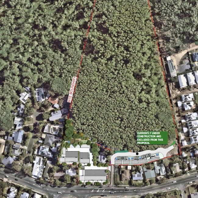 The land planned for the proposal. Picture: Supplied