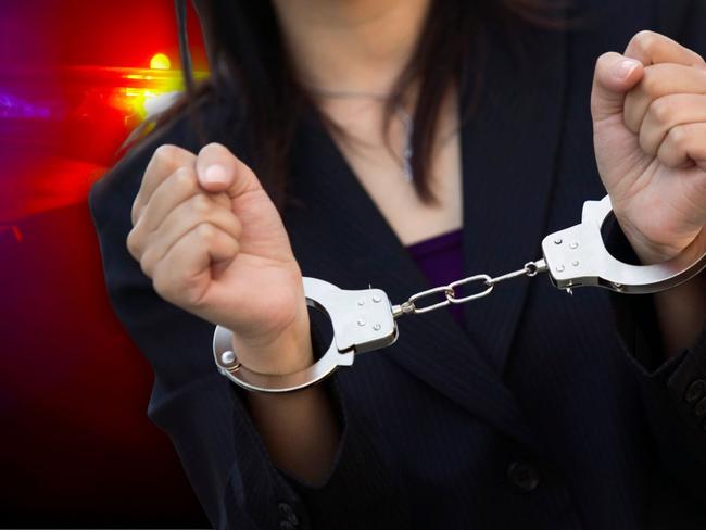 Handcuffs woman generic. Picture: Canva