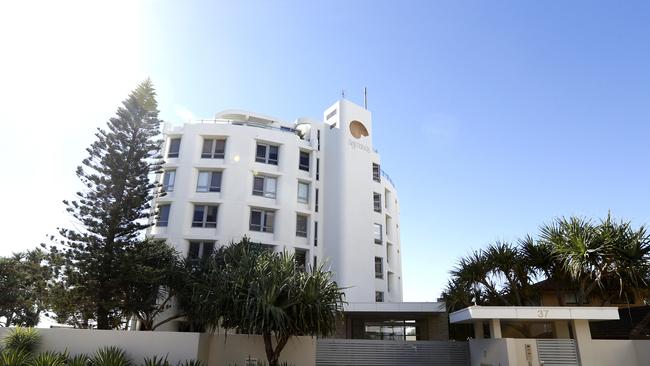 The building on Garfield Terrace Surfers Paradise. Picture: JERAD WILLIAMS 