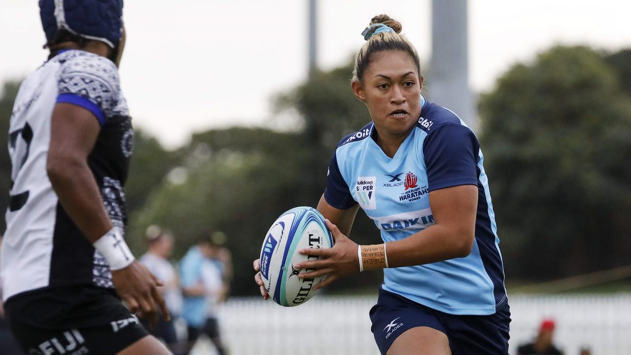 The Wallaroos hopeful in action in a Super W exhibition match between NSW Womens and Fijiana Women last year. Pic: Karen Watson