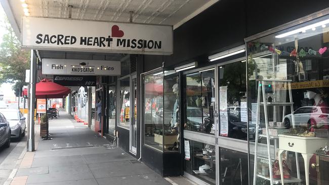 Sacred Heart Mission Cheltenham is also closed to customers and donations.