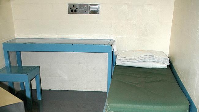 A cell inside Yatala Labor Prison’s G division. Picture: 7NEWS