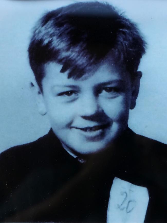 Vili Milisits as a child.