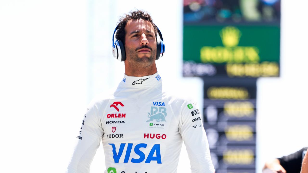 BARCELONA, SPAIN - JUNE 23: Daniel Ricciardo of Visa Cash App RB during the F1 Grand Prix of Spain at Circuit de Barcelona-Catalunya on June 23, 2024 in Barcelona, Spain. (Photo by Peter Fox/Getty Images)