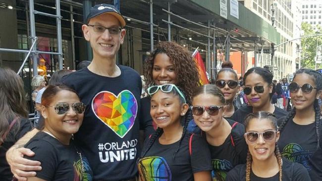 NBA commissioner marched in the NYC Pride