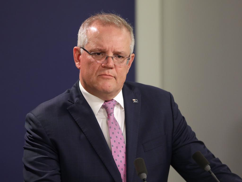 Prime Minister Scott Morrison in Sydney. Picture: Damian Shaw