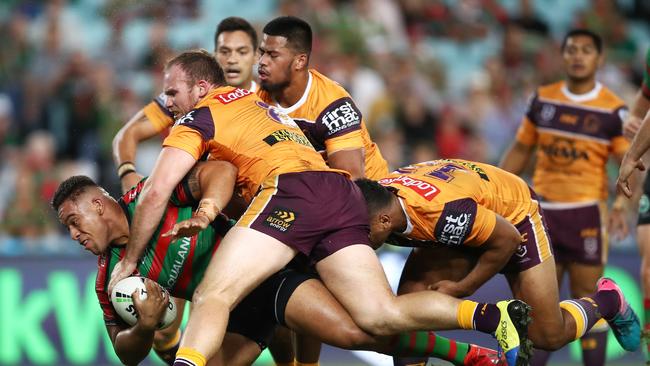 Seibold’s Broncos host the Sea Eagles in Magic Round. (AAP Image/Brendon Thorne) 