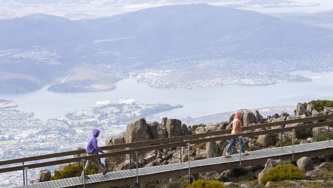 kunanyi/ Mount Wellington summit. Picture: Chris Kidd