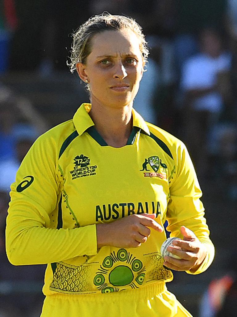 Ash Garder was the player of the tournament. (Photo by Rodger Bosch / AFP)