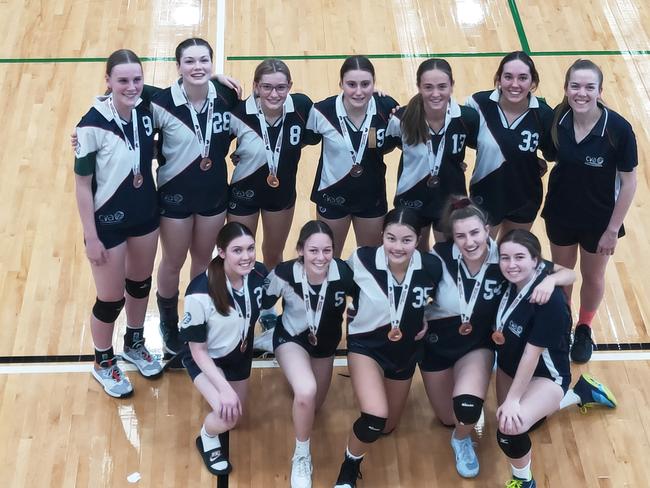 Craigslea State High School Opens Girls Honours team at the Volleyball Queensland Senior Schools Cup on the Gold Coast on August 8. Picture:  Craigslea State High School