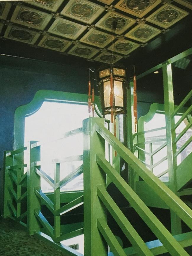 Interior of The Nightingale restaurant at 62-64 New South Head Rd Edgecliff in 1974.