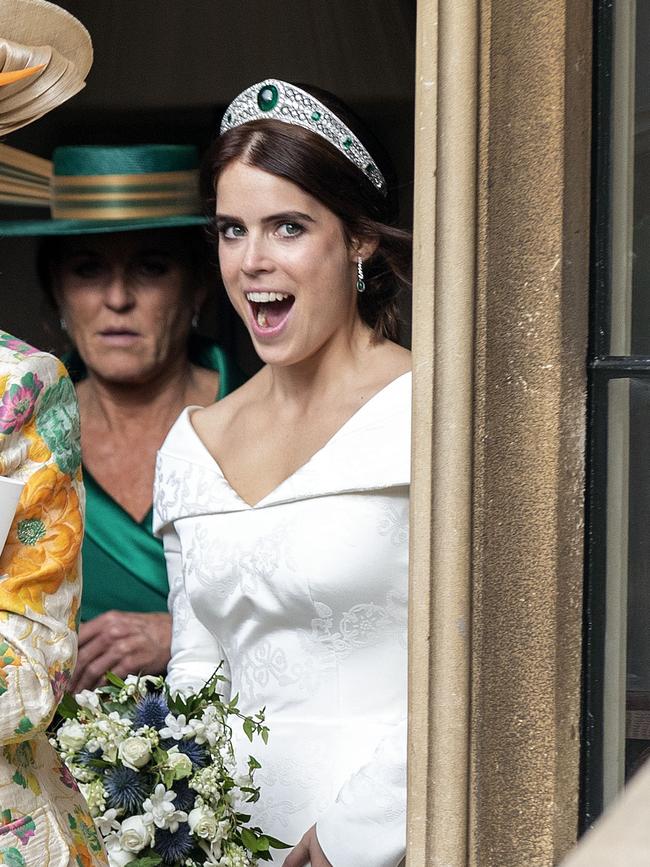 Princess Eugenie on her big day.