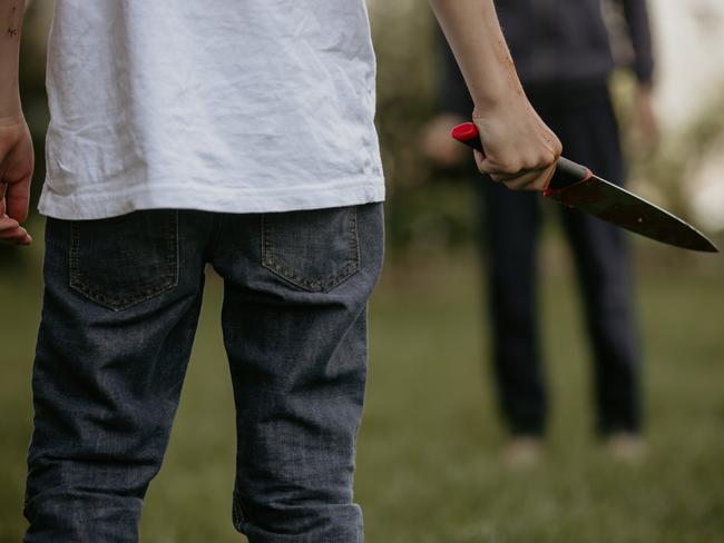 Large groups of suburban teenagers are forming armed gangs to protect their turf.