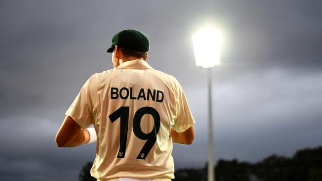 Crowd pleaser: Boland on the field. Picture: Steve Bell/Getty Images