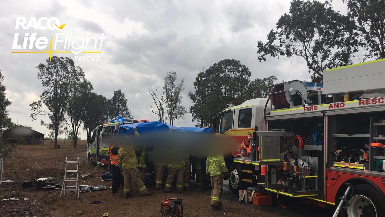 Man Trapped After Chinchilla Truck Rollover | The Courier Mail