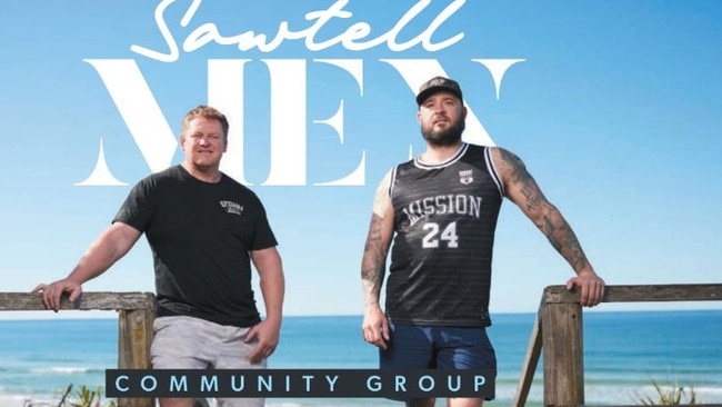 Keaton Devine at right featured in the Coffs Harbour Focus magazine with good friend and Sawtell Men co-founder Jamie Syme.