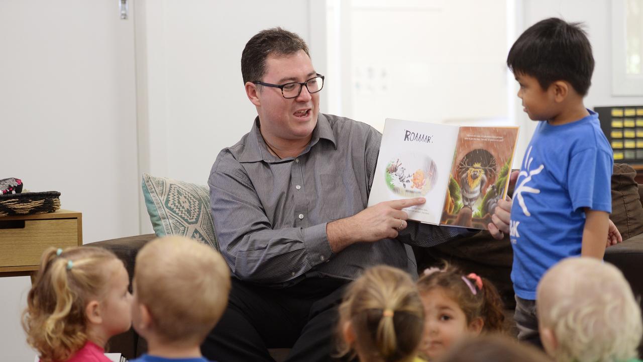 Story time at C&K East Mackay Community Kindergarten with Dawson MP George Christensen. C&K North Mackay Community Kindergarten was deemed to be ‘meeting NQS’ in the government audit on October 27.