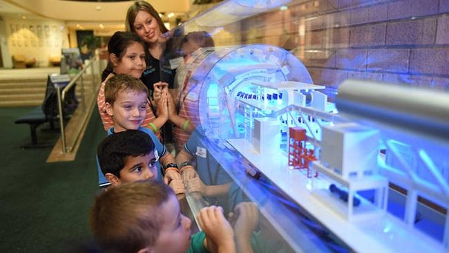 Children participating in the Sydney Metro school holiday program.