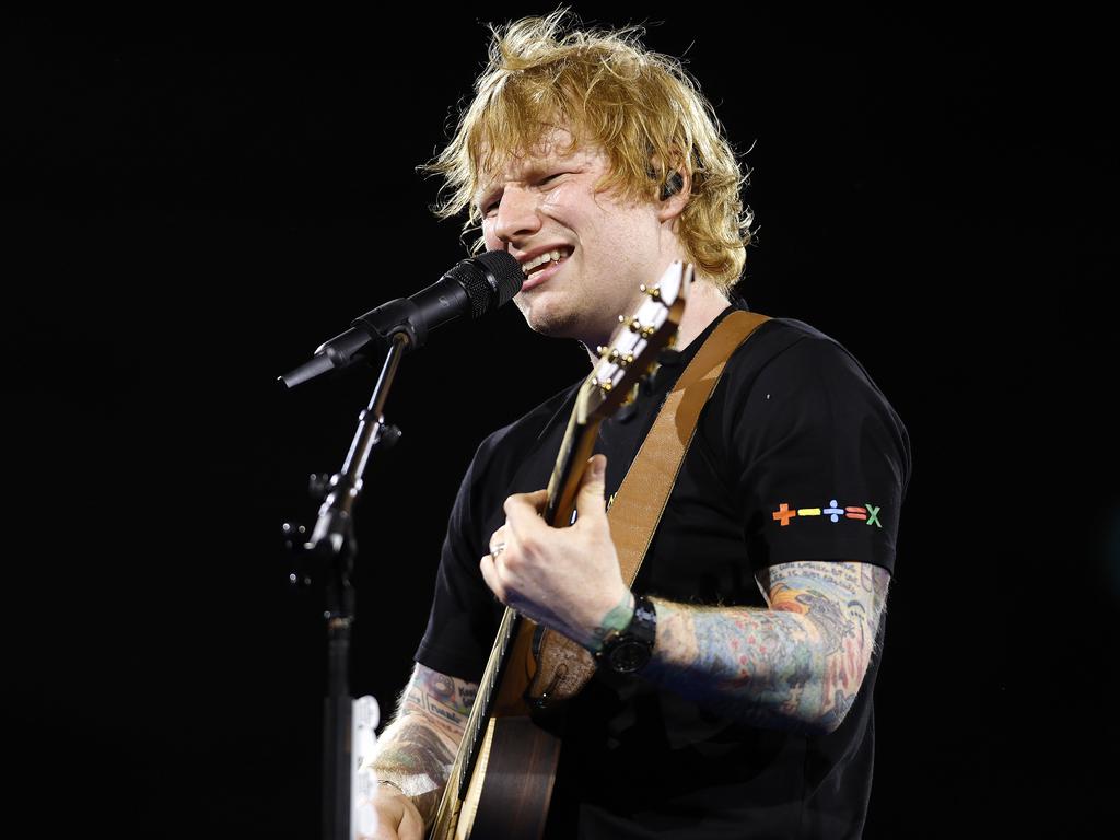 Ed Sheeran played Suncorp Stadium in February.