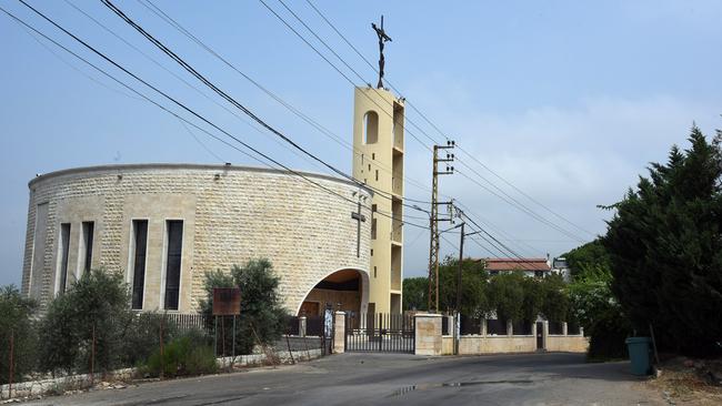 Jean Nassif attends St Charbel church in Lebanon.