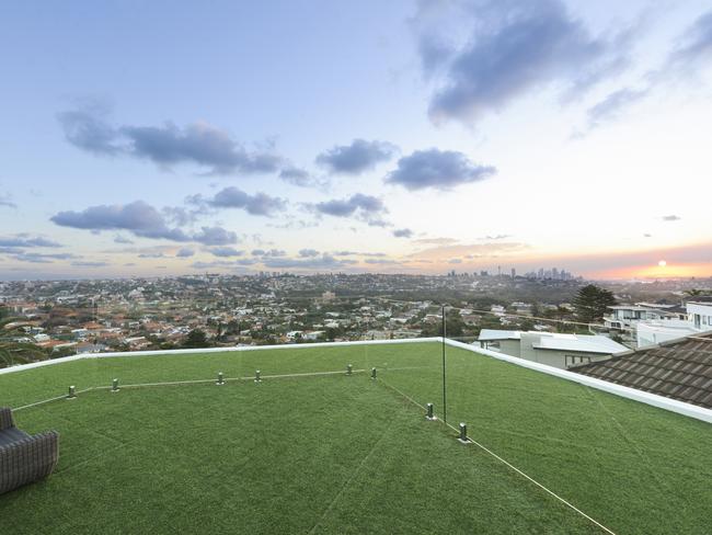 Look out across Sydney from this home.