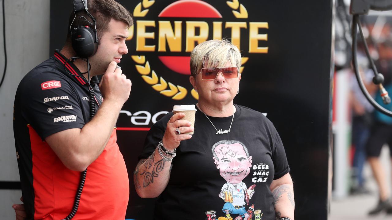 SUPERCARS - NEWCASTLE 500 - Pictured is Erebus Team owner Betty Klimenko in pit lane before the second practice session of the Coates Hire Newcastle 500 today. Picture: Tim Hunter.